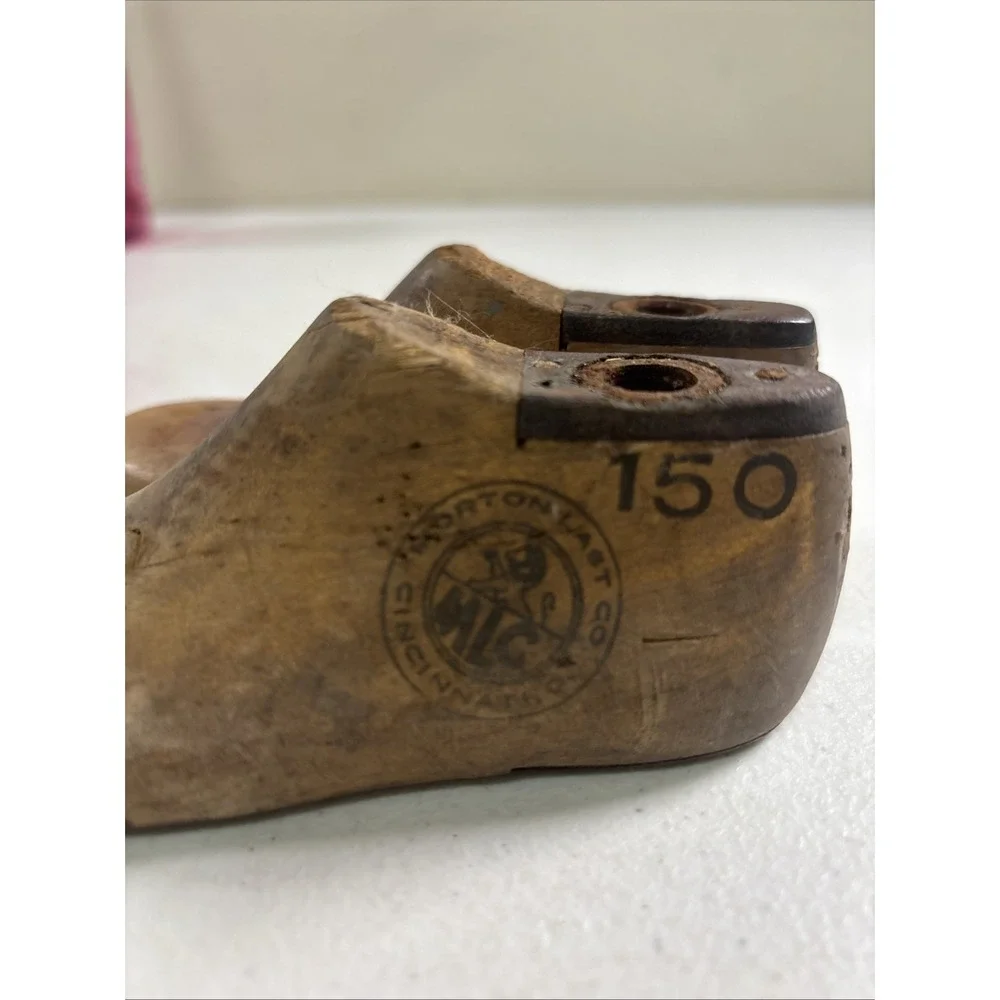 WOODEN SHOE FORMS Child's Size 4 1/2D Morton Last Co‎ Cincinnati 1954 2 Pair (4)